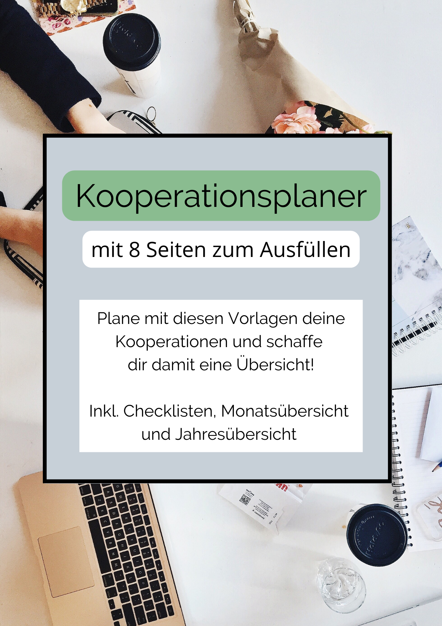 Kooperationsplaner für Influencer, Content Creator und UGC Creator