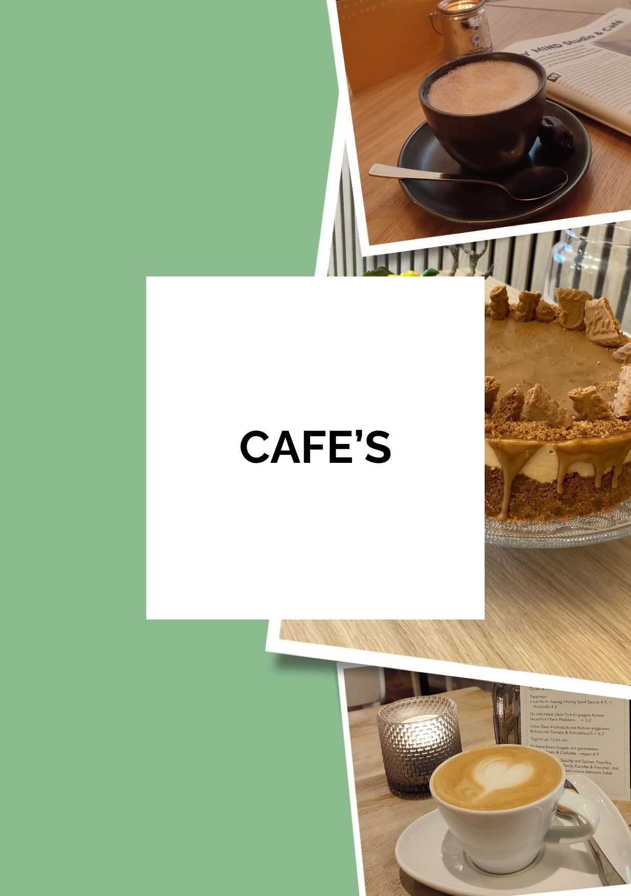 Reiseführer Vegan und Nachhaltig durch Lüneburg . Diese Seite zeigt eine Grafik für dieKategorie Café's